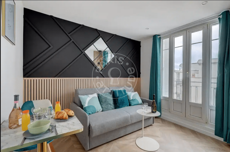 Salon - Studio meublé - Paris 75018 - 16995