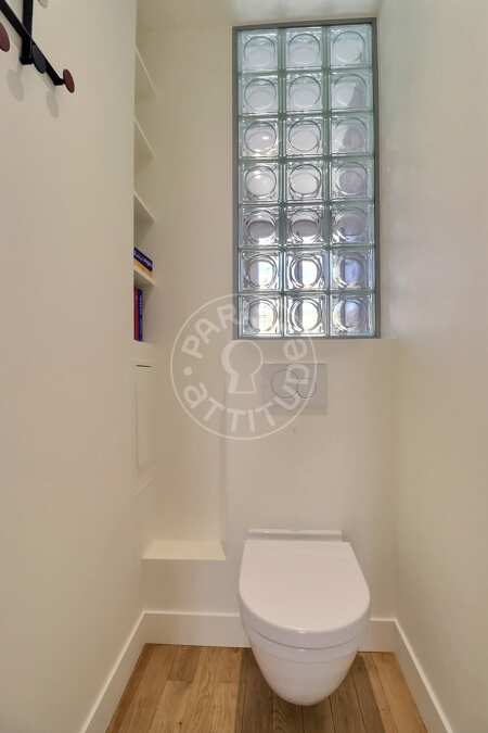 WC Möblierte wohnung - 53m²  - 1 Zimmer - Batignolles - Paris