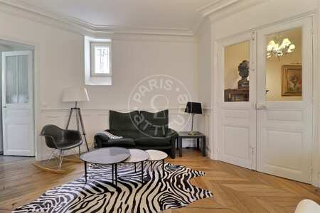Wohnzimmer Möblierte wohnung - 61m²  - 2 Zimmer - Latin / Saint-Michel - Paris