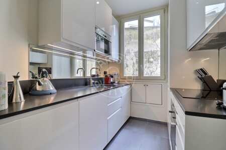 Küche Möblierte wohnung - 61m²  - 2 Zimmer - Latin / Saint-Michel - Paris
