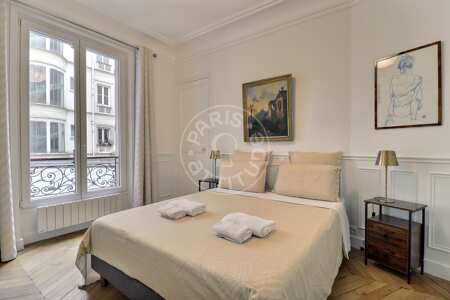 Schlafzimmer Möblierte wohnung - 61m²  - 2 Zimmer - Latin / Saint-Michel - Paris