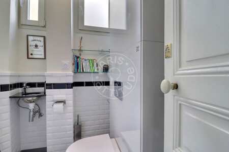 WC Möblierte wohnung - 61m²  - 2 Zimmer - Latin / Saint-Michel - Paris