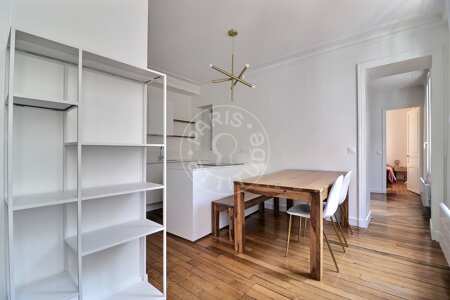 Sala da pranzo Appartamento arredato - 48m²  - 1 locale - Poissonnière - Parigi