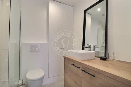 Bagno Appartamento arredato - 48m²  - 1 locale - Poissonnière - Parigi