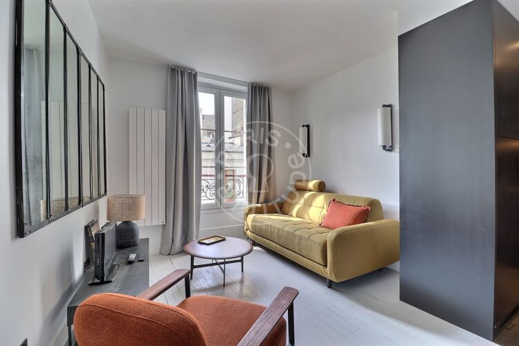 Salon - 1 chambre meublé - Paris 75018 - 16999