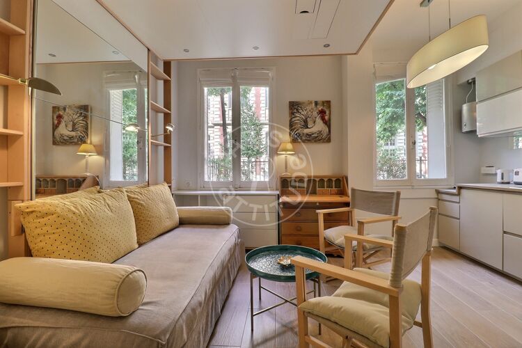 Salon - Studio meublé - Neuilly-sur-Seine 92200 - 17006