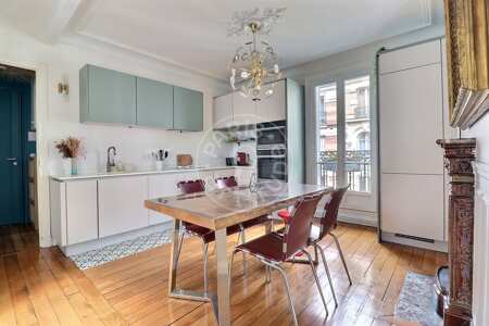 Sala da pranzo Appartamento arredato - 54m²  - 1 locale - Gambetta - Parigi