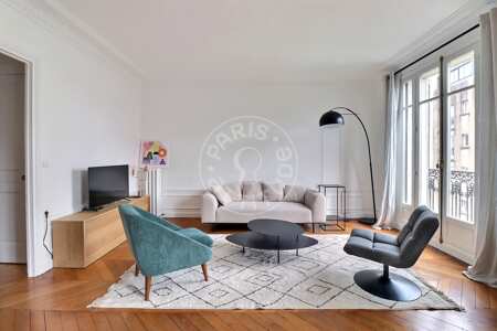 Salotto Appartamento arredato - 109m²  - 3 locali - Buttes-Chaumont - Parigi