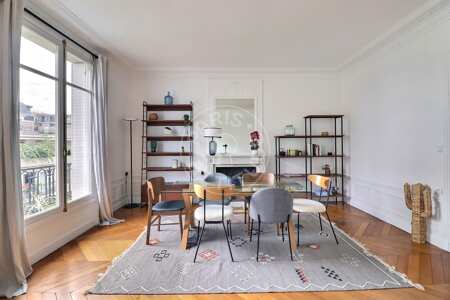 Sala da pranzo Appartamento arredato - 109m²  - 3 locali - Buttes-Chaumont - Parigi