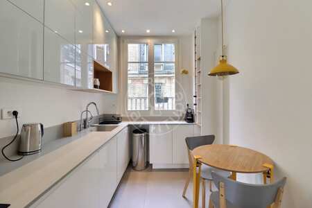 Cucina Appartamento arredato - 109m²  - 3 locali - Buttes-Chaumont - Parigi