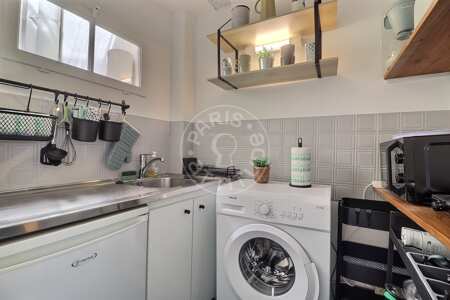 Cuisine Appartement meublé - 27m²  - 1 chambre - Saint-Germain - Paris