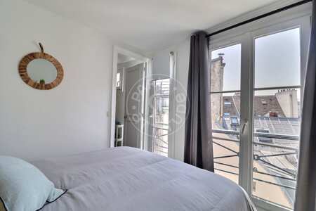 Chambre Appartement meublé - 27m²  - 1 chambre - Saint-Germain - Paris