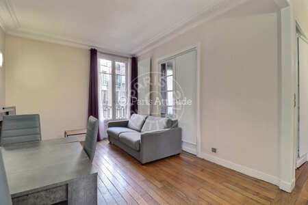 Sala Apartamento mobilado - 56m² - 2 quartos - Nation - Paris
