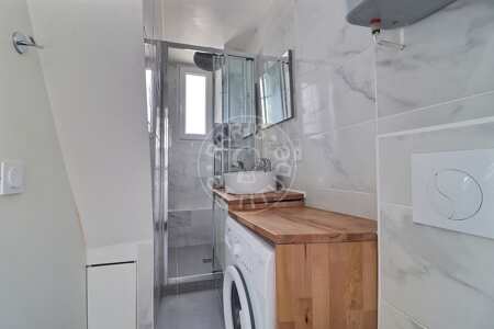 Baño Piso amueblado - 25m²  - 1 dormitorio - Moulin Rouge / Pigalle - París