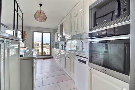 Cozinha Apartamento mobilado - 108m²  - 3 quartos - Boulogne-Billancourt