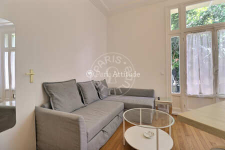 Sala Apartamento mobilado - 29m²  - 1 quarto - Auteuil - Paris