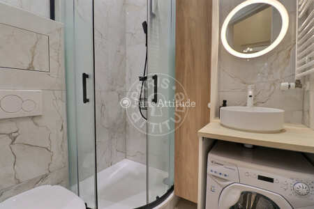 Casa de banho Apartamento mobilado - 29m²  - 1 quarto - Auteuil - Paris