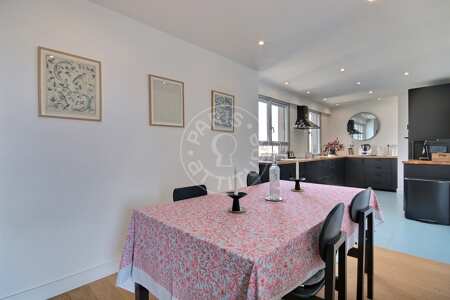 Küche Möblierte wohnung - 81m²  - 3 Zimmer - Batignolles - Paris