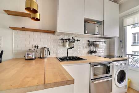 Cucina Mansardato arredato - 32m²  - Invalides - Parigi