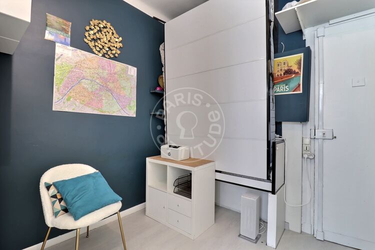 Wohnzimmer - Möblierte Studio - Paris 75019 - 17033