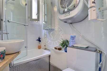 Bagno Monolocale arredato - 12m²  - Buttes-Chaumont - Parigi