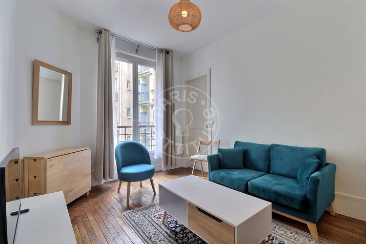 Salon - 1 chambre meublé - Paris 75015 - 17034