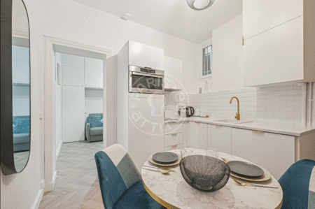 Cocina Estudio amueblado - 20m²  - Marx Dormoy - París