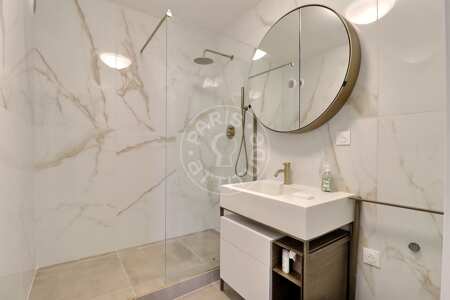 Bagno Appartamento arredato - 45m²  - 1 locale - Buttes-Chaumont - Parigi