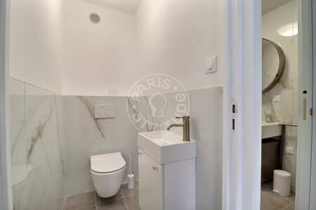 Bagno Appartamento arredato - 45m²  - 1 locale - Buttes-Chaumont - Parigi
