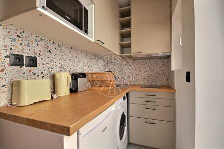 Cuisine Appartement meublé - 24m²  - 1 chambre - Nation - Paris