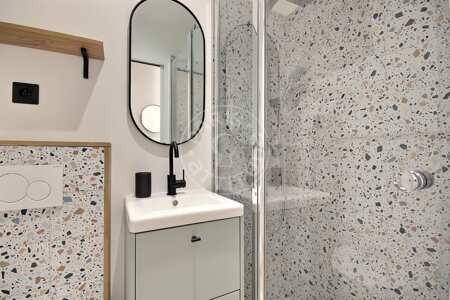 Salle de bain Appartement meublé - 24m²  - 1 chambre - Nation - Paris