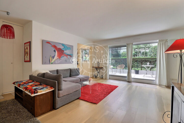 Living room - Furnished 1 bedroom - Paris 75012 - 17041