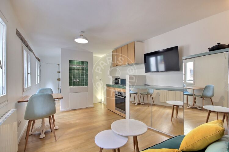 Salotto - Monolocale arredato - Parigi 75012 - 17042