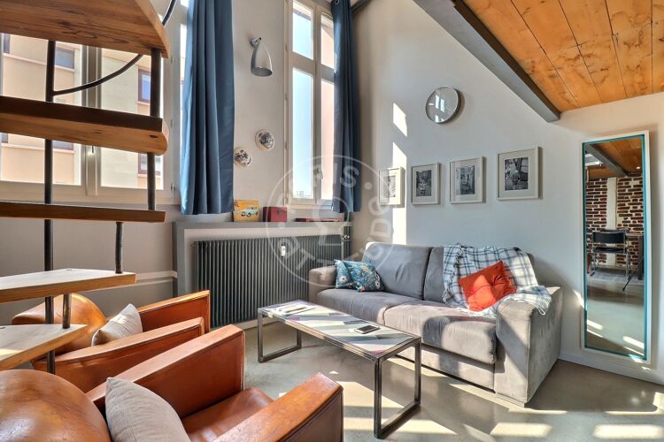 Salotto - 1 locale arredato - Parigi 75019 - 17043