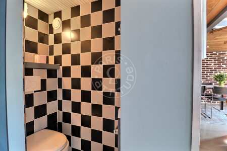 Toilet Furnished apartment - 45m²  - 1 bedroom - Place des Fêtes - Paris