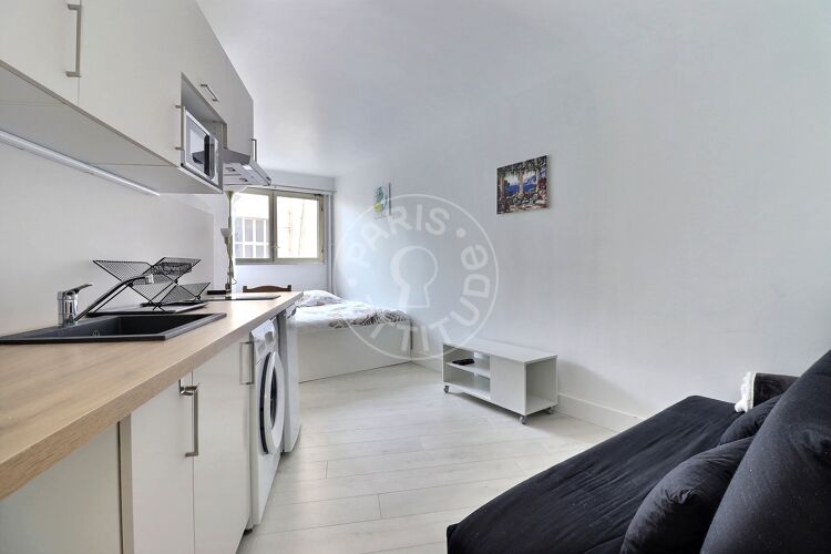 Salotto - Monolocale arredato - Parigi 75011 - 17046