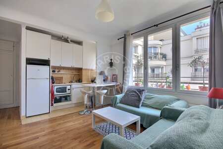 Living room Furnished apartment - 34m²  - 1 bedroom - Arc de Triomphe - Paris