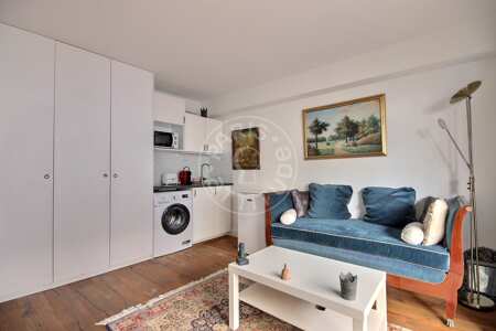 Wohnzimmer Möblierte wohnung - 29m²  - 1 Zimmer - Tour Eiffel - Paris