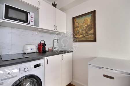 Küche Möblierte wohnung - 29m²  - 1 Zimmer - Tour Eiffel - Paris