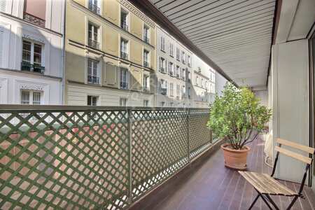 Balkon Möblierte wohnung - 29m²  - 1 Zimmer - Tour Eiffel - Paris