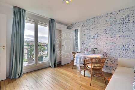 Salón Piso amueblado - 40m²  - 1 dormitorio - Madeleine - París