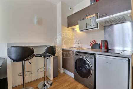 Cucina Monolocale arredato - 29m²  - Canal Saint-Martin - Parigi