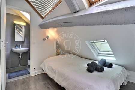 Dormitorio Dúplex amueblado - 24m²  - 1 dormitorio - Châtelet - París