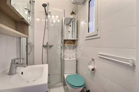 Bagno Appartamento arredato - 43m²  - 1 locale - Jules Joffrin - Mairie du 18ème - Parigi