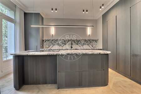 Kitchen Furnished apartment - 271m²  - 4 bedrooms - Tour Eiffel - Paris