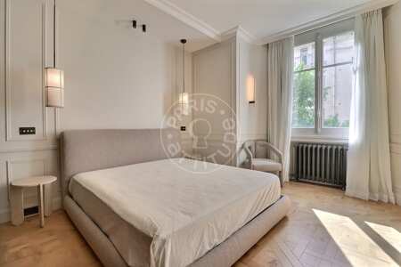 Bedroom Furnished apartment - 271m²  - 4 bedrooms - Tour Eiffel - Paris