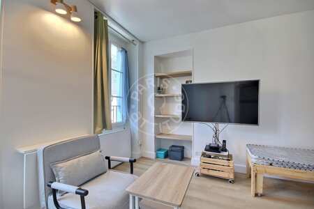 Living room Furnished apartment - 26m²  - 1 bedroom - Tolbiac - Paris