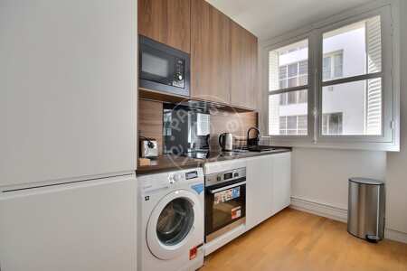 Cocina Piso amueblado - 37m²  - 1 dormitorio - Invalides - París