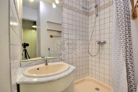 Badezimmer Möblierte studio - 17m²  - Bir-Hakeim - Paris
