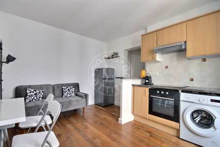 Sala Apartamento mobilado - 27m²  - 1 quarto - Oberkampf - Paris